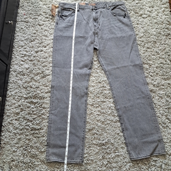 Blue pronto uomo | Grey men's jean straight cut - Picture 7 of 12